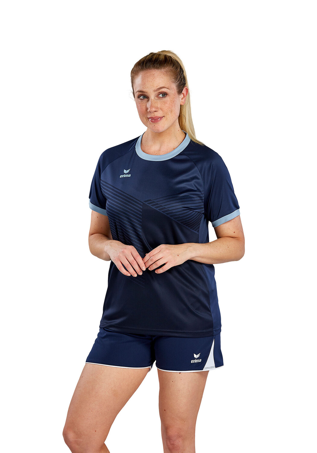 

Спортивная футболка erima Mantua Trikot, цвет new navy/faded denim