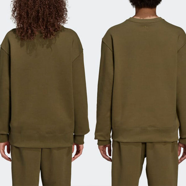 Толстовка adidas originals x Pharrell Williams Unisex Green, зеленый — фото 4
