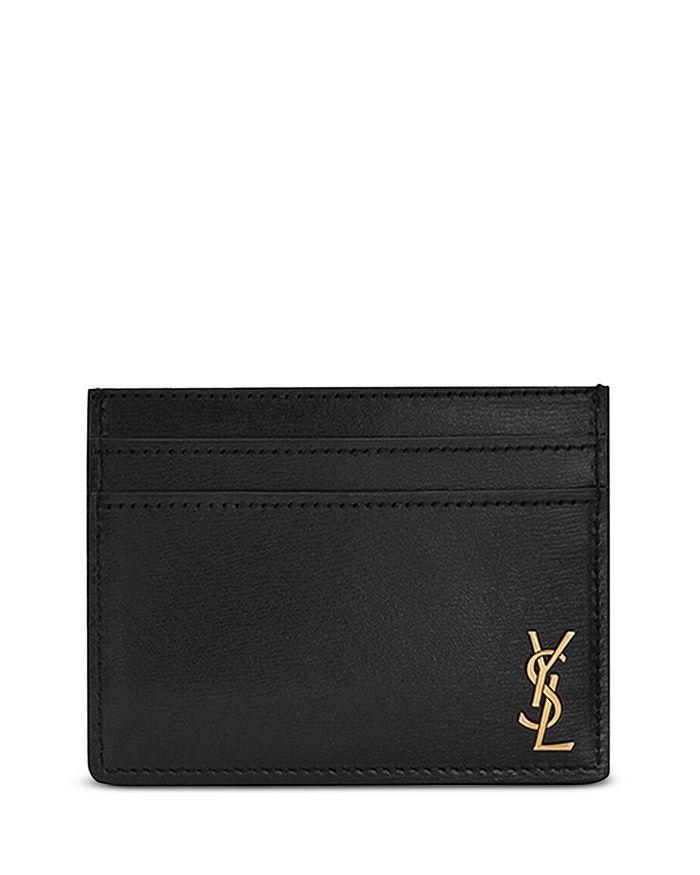 

Мини-кошелёк для карт Cassandre SAINT LAURENT, черный