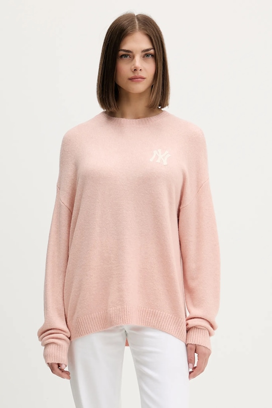 

Свитер из смесовой шерсти New Era, оранжевый