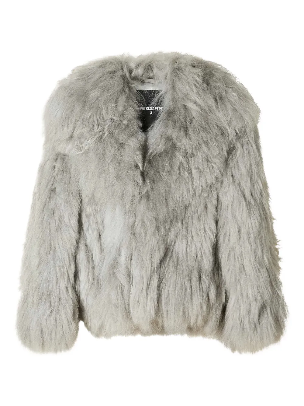 

Куртка из искусственного меха с воротником Patrizia Pepe, серый