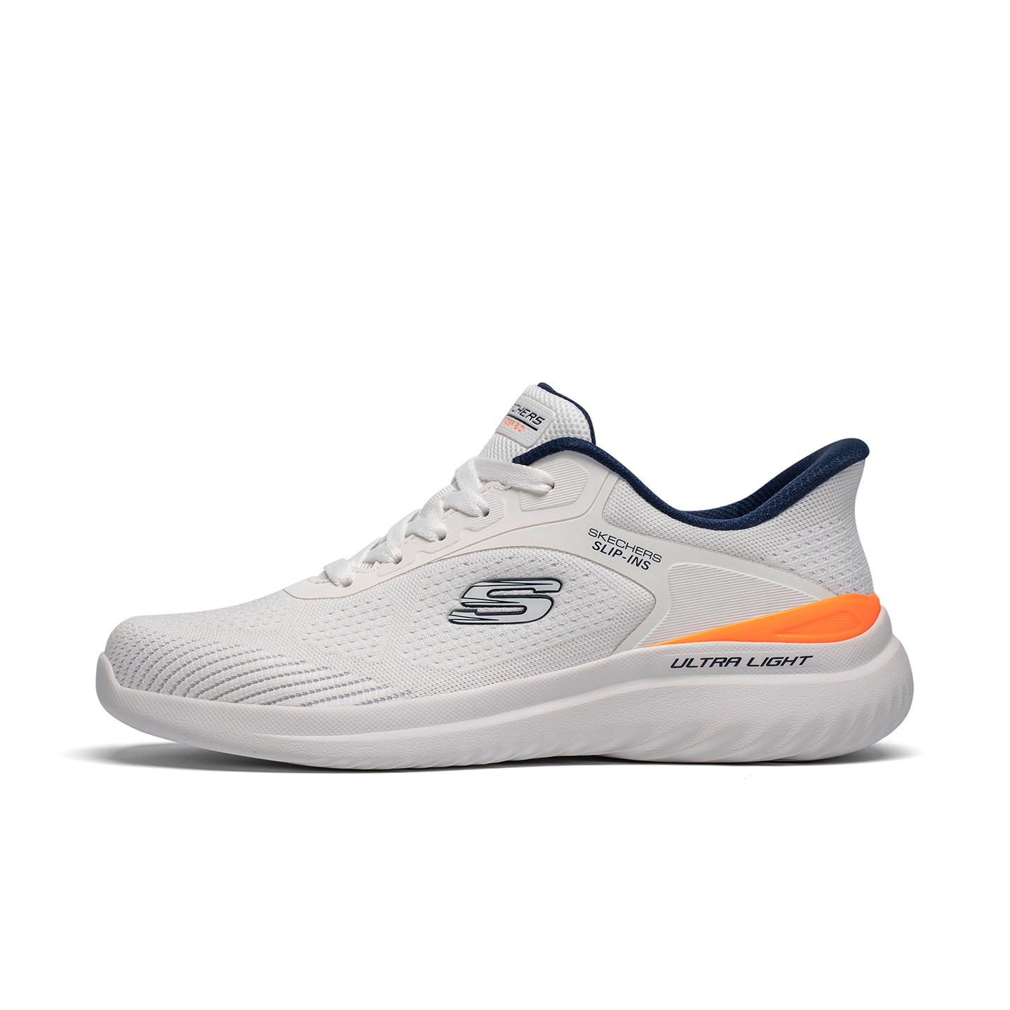 

Skechers Слипоны низкие повседневные мужские White Orange