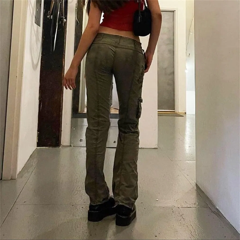 Джинсы скинни Army Green Vintage Low Rise, D — фото 2