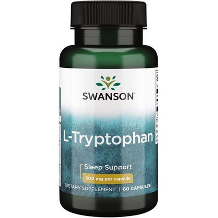 

Аминокислота L-Триптофан 500 мг 60 капсул Swanson