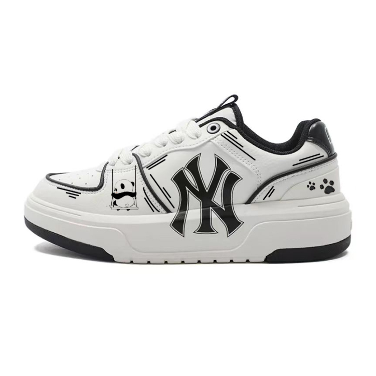 

Кроссовки MLB Chunky Liner Skateboarding Shoes Unisex Low-top White/black, белый/черный