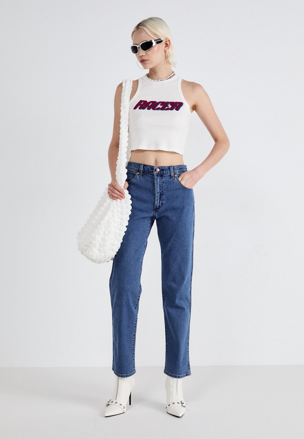 

Джинсы прямого кроя SUNSET Wrangler, синий деним