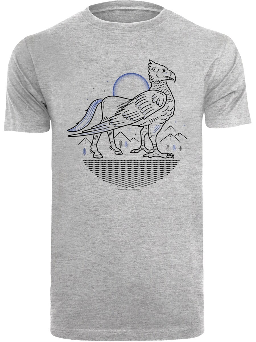 

Классическая футболка F4NT4STIC Shirt Harry Potter Buckbeak Line Art, серый