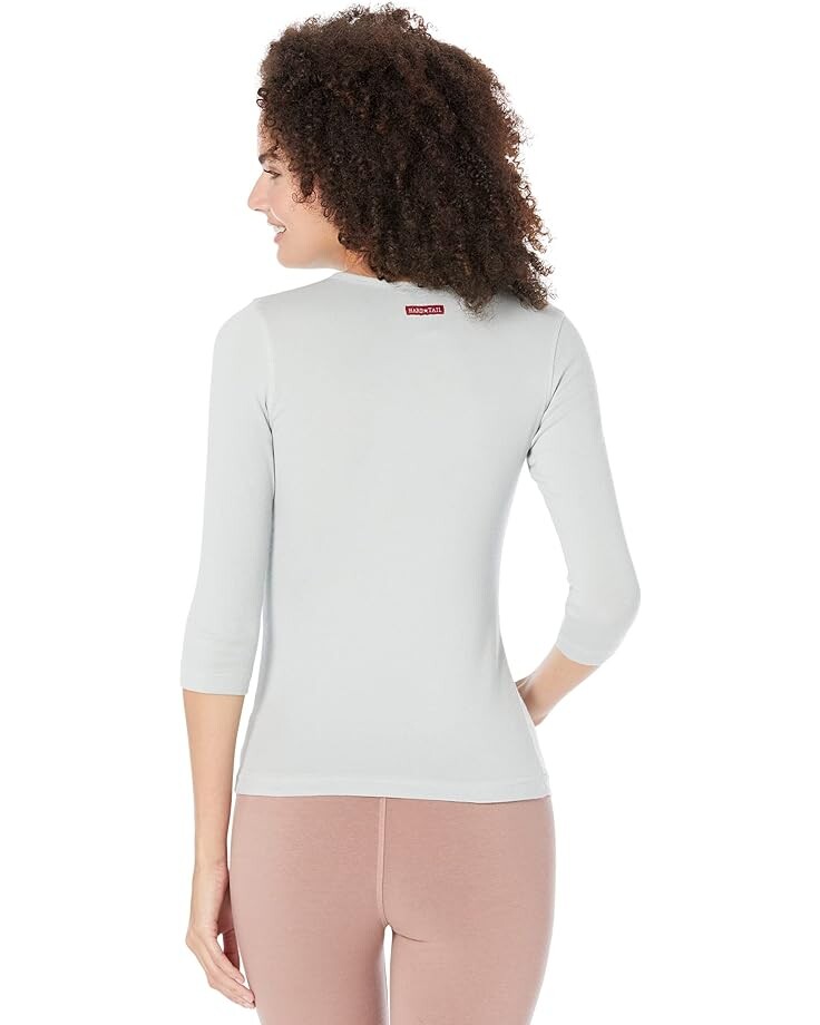 

Футболка Hard Tail 3/4 Sleeve Crew Tee, цвет Dove