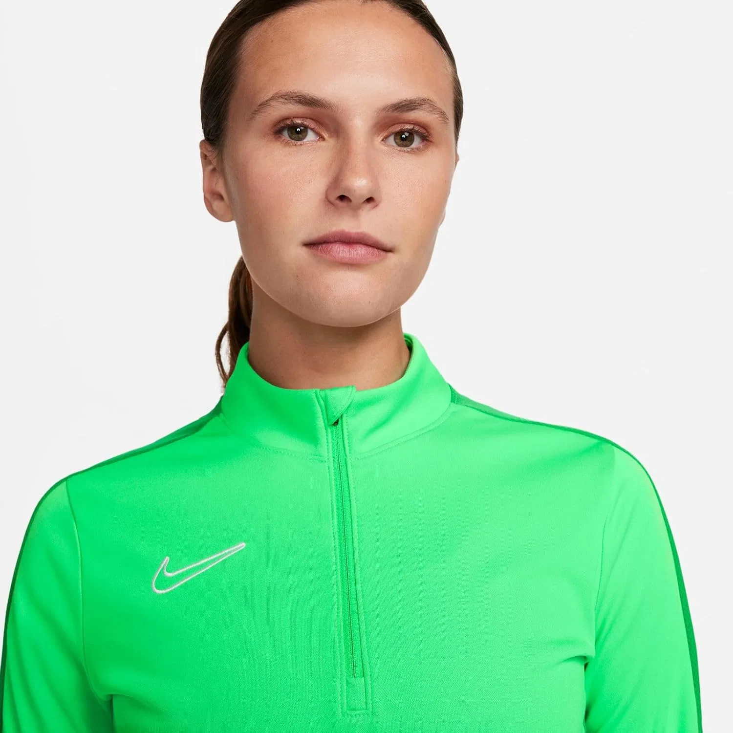 Футболка для тренировок Nike, женская, Sparkling Green/Bright Green/White — фото 4