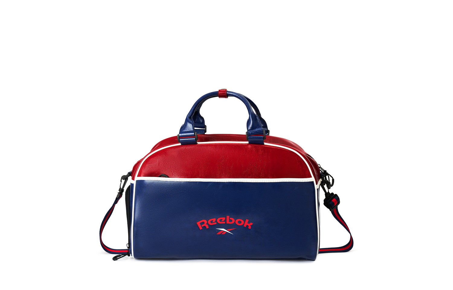 

Reebok Искусственная кожа дорожная сумка унисекс разноцветная, Red Blue Multicolor