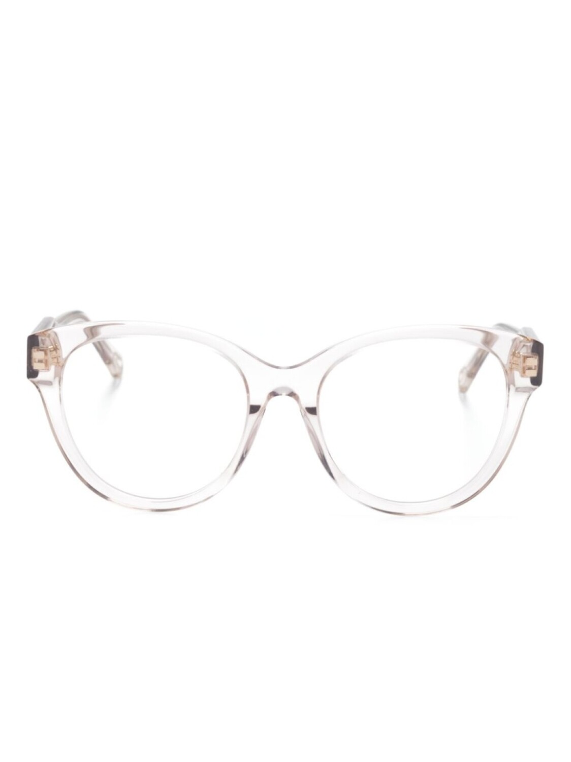 

Chloé Eyewear очки в прозрачной оправе с логотипом, розовый