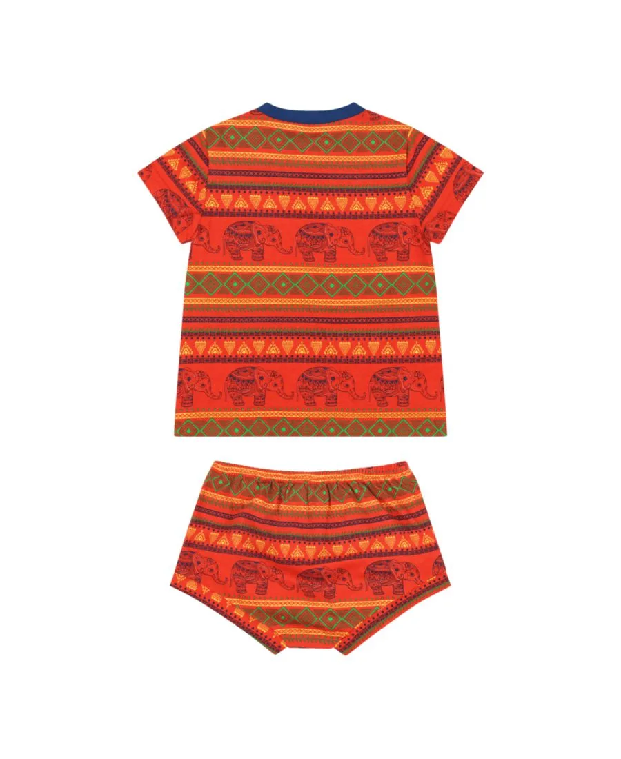 Комплект Baby Suave: футболка и шорты-блумер Mixed Up Clothing, Jacquard Stripe — фото 2