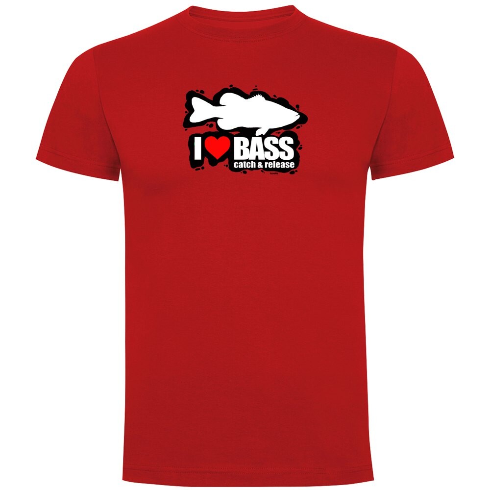 

Футболка Kruskis I Love Bass, красный