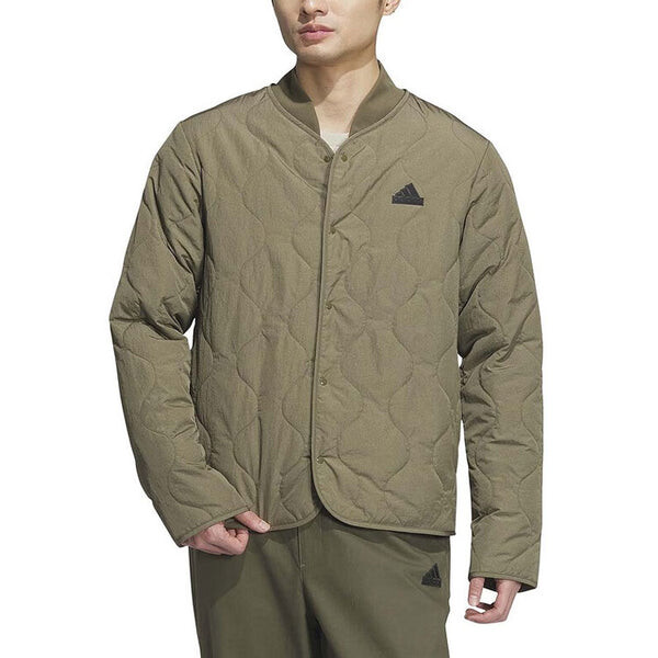 Куртка city escape стеганая куртка asia sizing Adidas, зеленый — фото 3