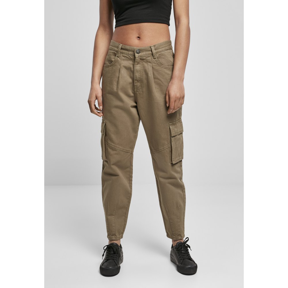 

Брюки Urban Classics Ballon Fit Twill cargo, зеленый