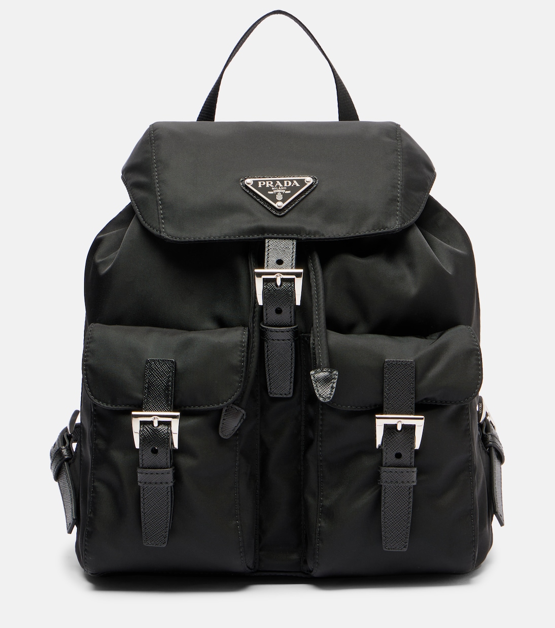 

Маленький рюкзак Re-Nylon Prada, черный