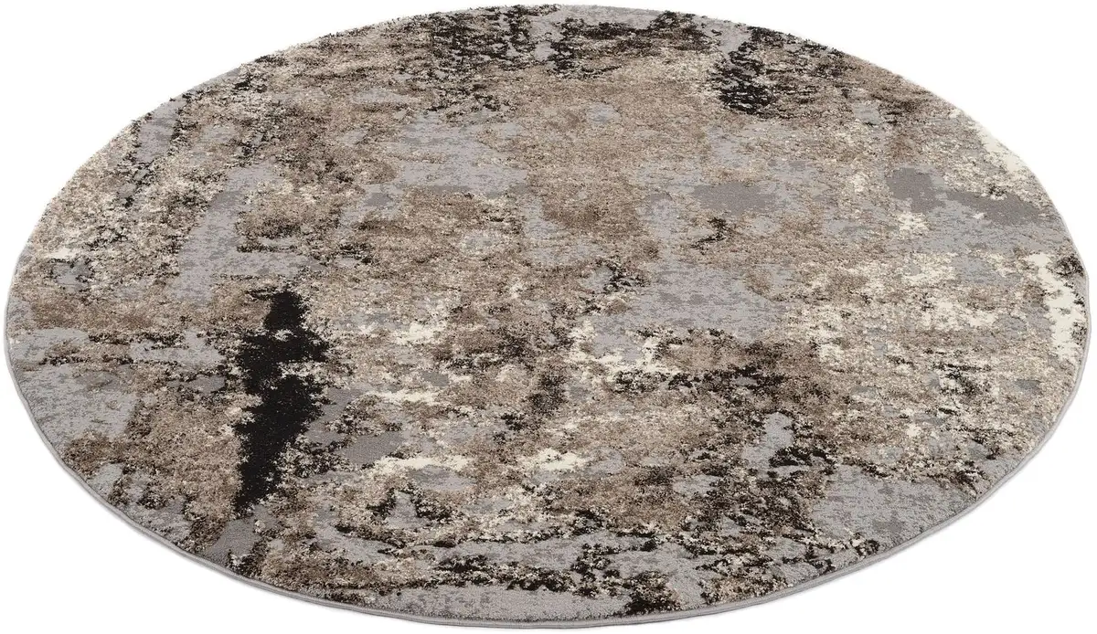 

OCI THE CARPET BRAND "JUWEL LIRAY" ковер, круглый, для гостиной OCI Die Teppichmarke Ø 160 см, коричневый/бежевый