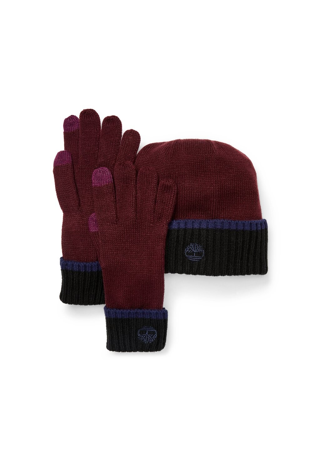 

Шапка GIFT SET Timberland, темно-красный