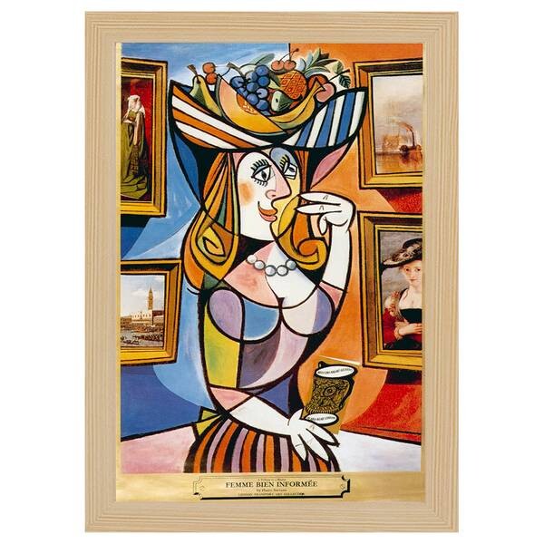 

Рамка для фотографий LegendArte Poster 1972 Femme цвет eiche