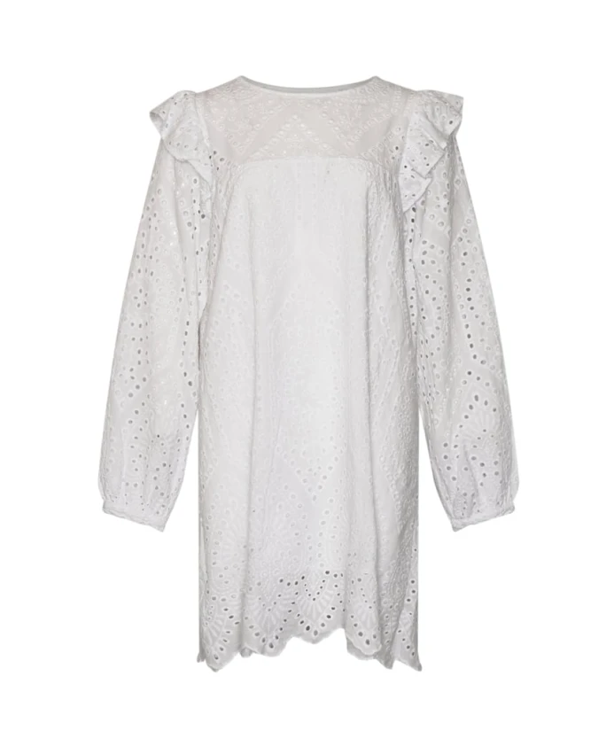 

Белое платье миди с длинными рукавами Tiffany, белый