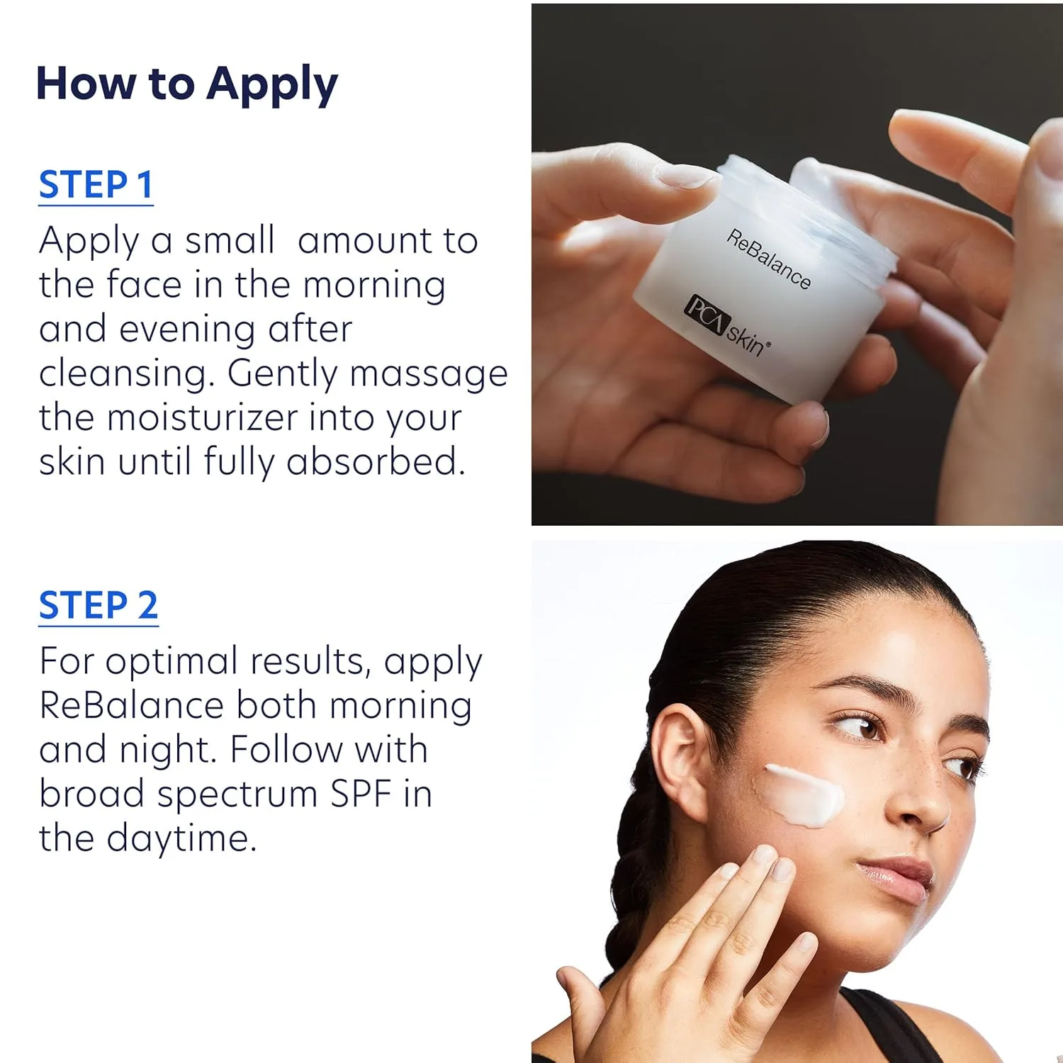 Крем для лица Pca Skin — Увлажняющий ReBalance Sensitive Moisturizer - Ежедневный увлажняющий ReBalance — фото 4