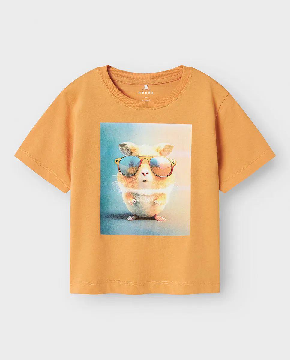

Футболка с коротким рукавом для мальчиков name it, оранжевый