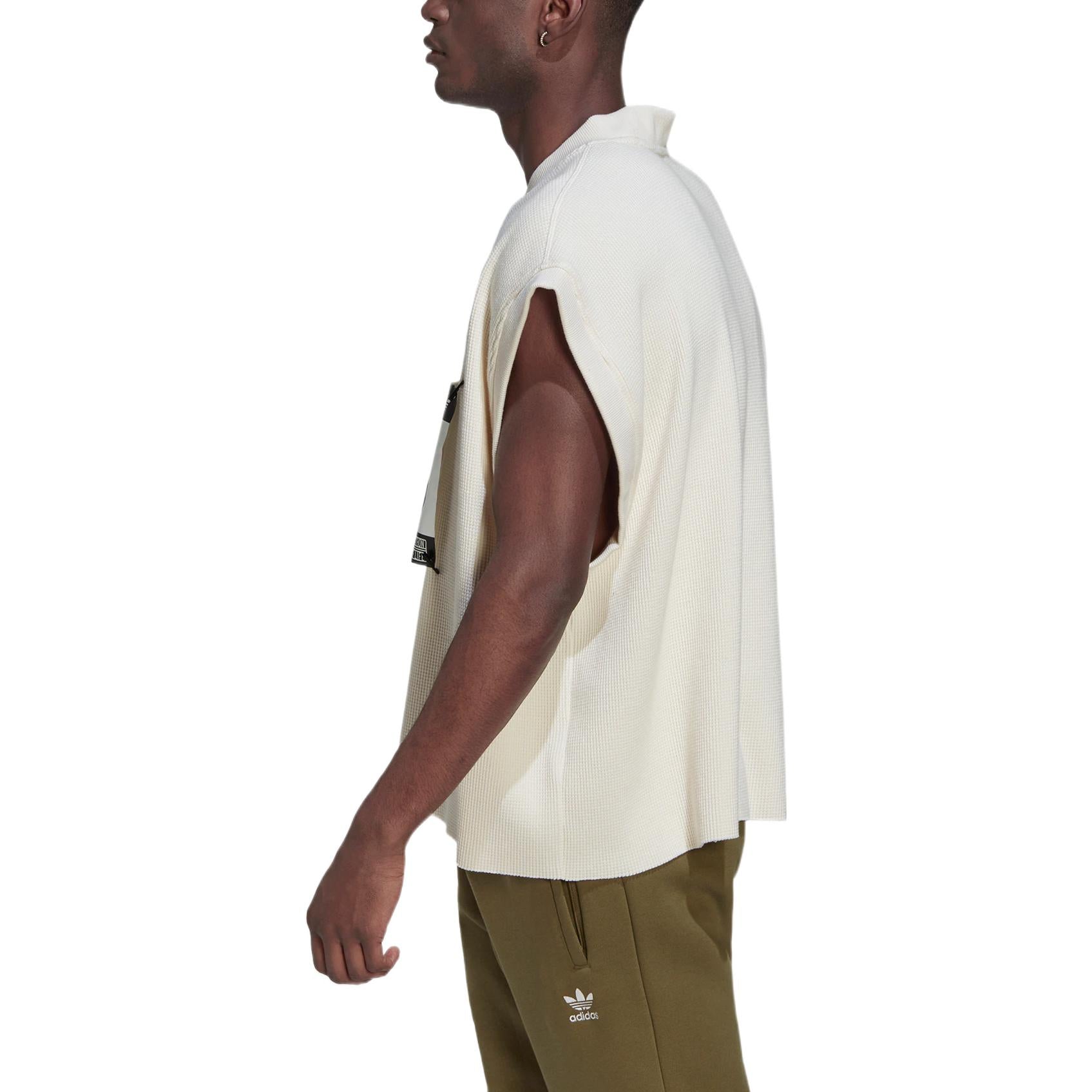 Жилет adidas originals Blue Version Detachable Solid Color Athleisure Casual Sports V neck Vest Pink White — фото 4