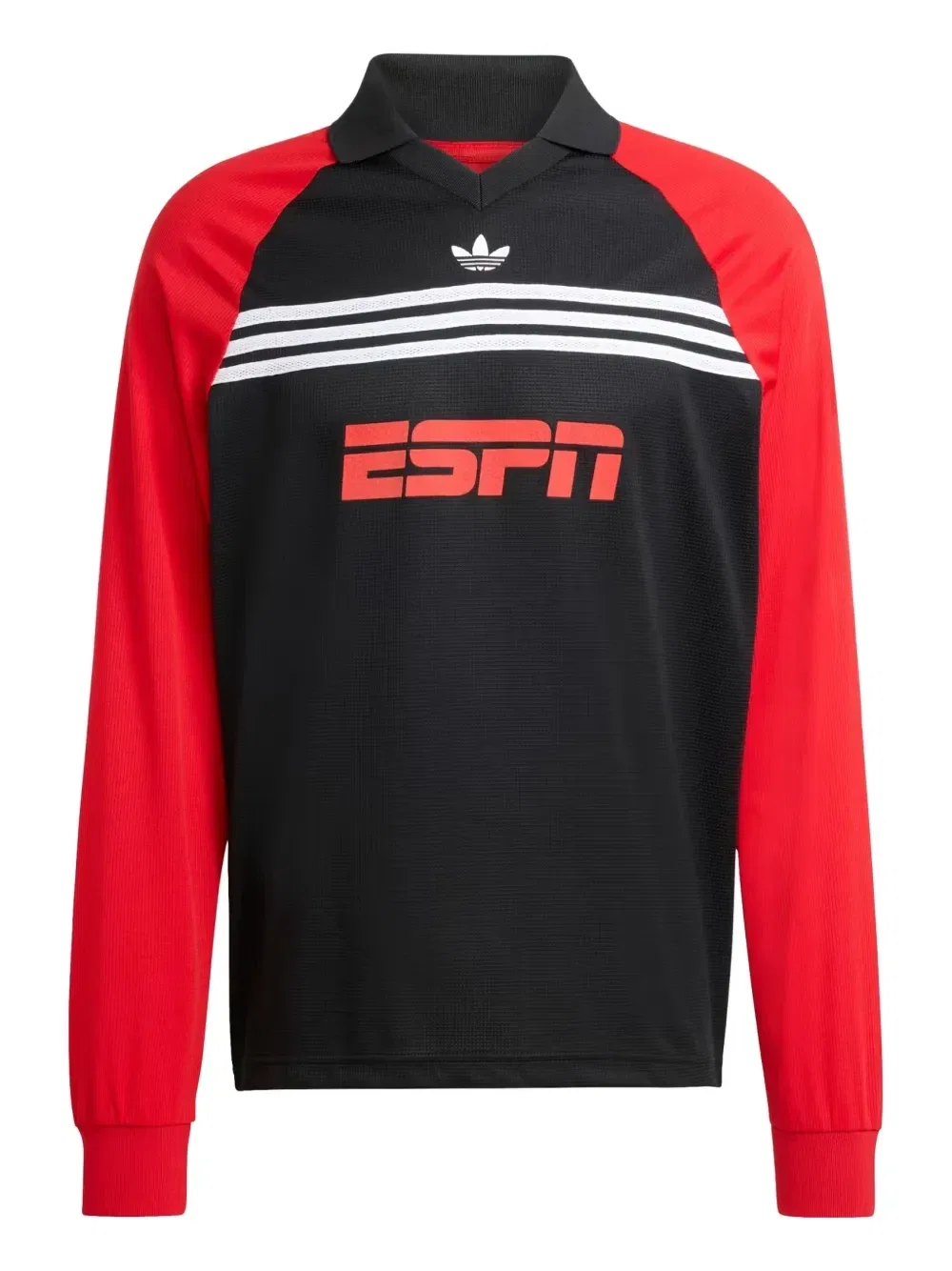 Футболка с длинными рукавами и логопринтом adidas, черный — фото 2