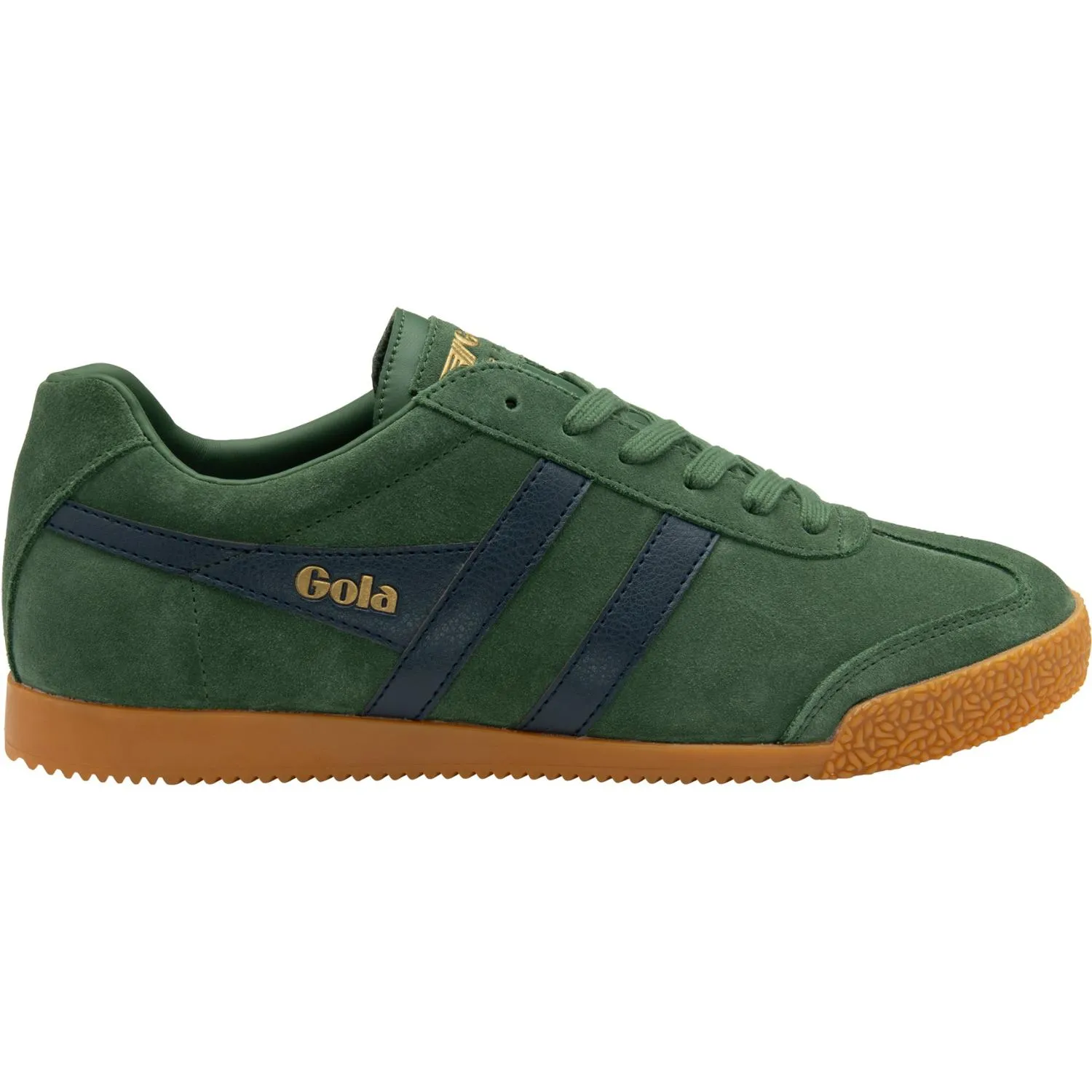 

Кроссовки Harrier из замши Gola, Evergreen/Navy