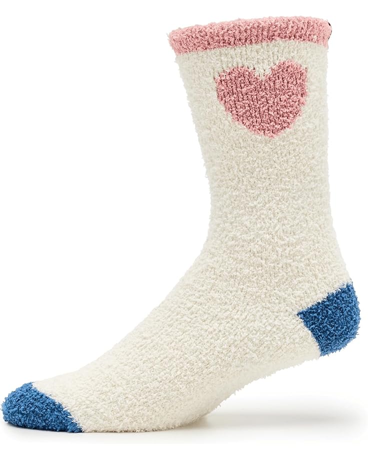 

Женские носки Barefoot Dreams Cozychic Color Block Heart, Cream Multi