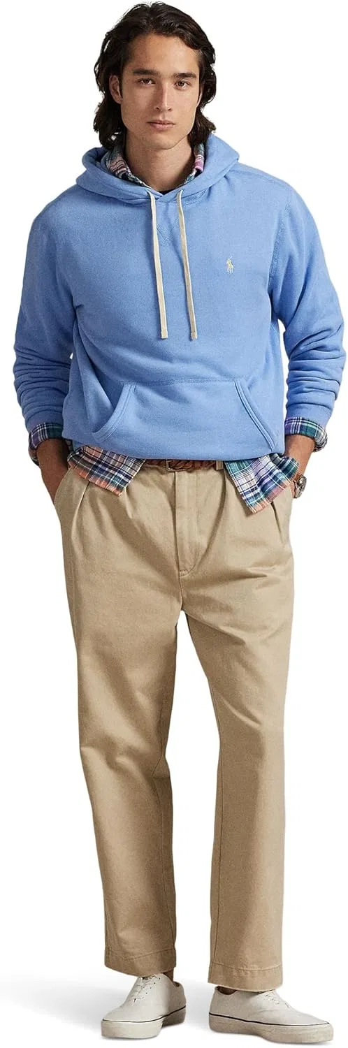 Мужская флисовая футболка с длинным рукавом POLO RALPH LAUREN, Bristol Blue — фото 3