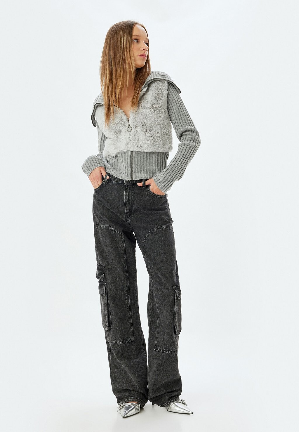 

Кардиган Koton, серый