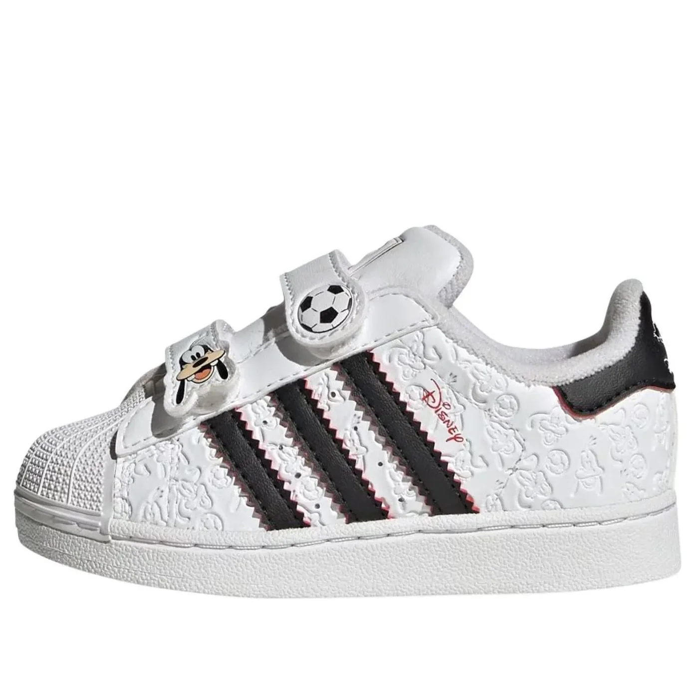 Кроссовки (TD) Adidas x Disney Superstar II Comfort Closure 'White Black Red'