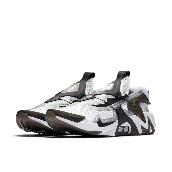 Кроссовки adapt huarache 'white black' uk charger Nike, белый — фото 4