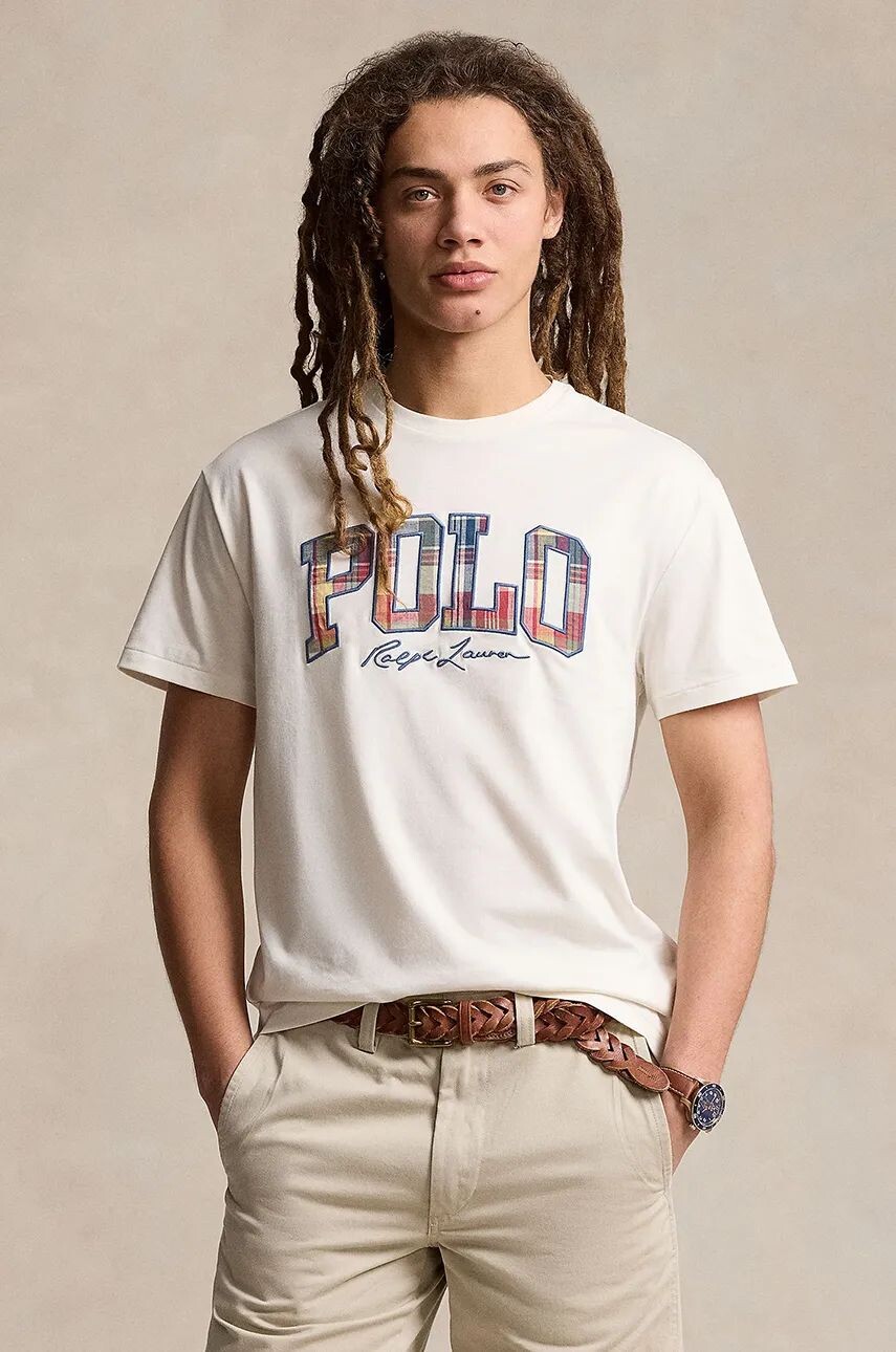 

Хлопковая футболка Polo Ralph Lauren, белый