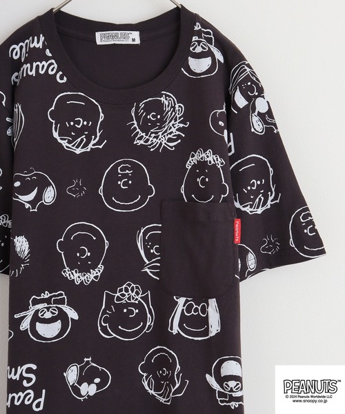 

Футболка с принтом по всей поверхности PEANUTS
