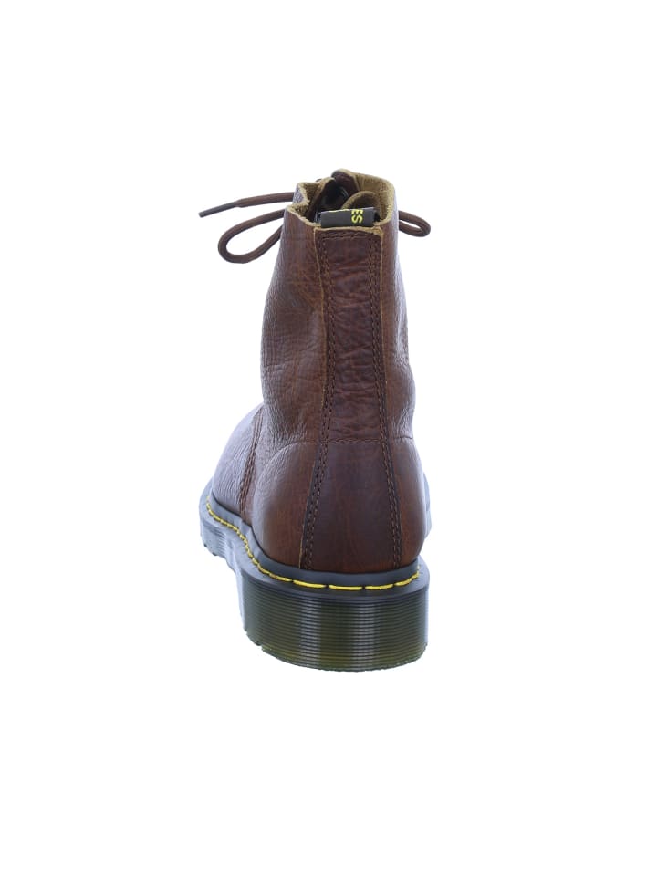 Dr. Martens Ботильоны на шнуровке коричневого цвета — фото 4