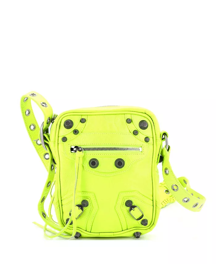 

Сумка через плечо Le Cagole Giant Studs из кожи Pre-Owned Balenciaga, желтый