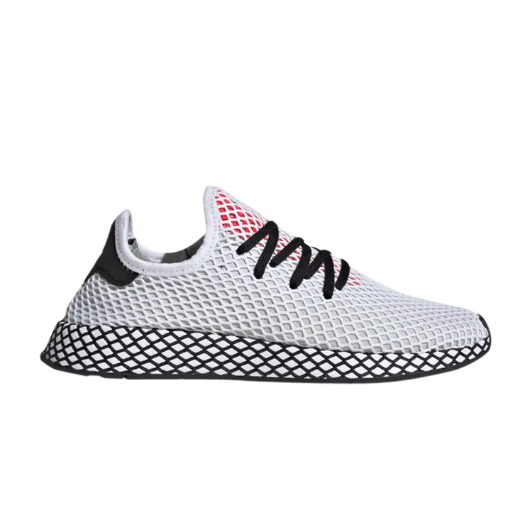 

Кроссовки Adidas Deerupt Runner 'Cloud White Red', белый, Белый;серый, Кроссовки Adidas Deerupt Runner 'Cloud White Red', белый