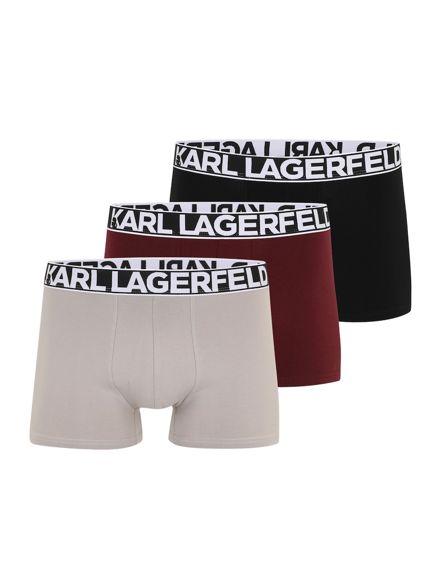 

Боксеры Karl Lagerfeld, светло-серый/темно-красный/черный