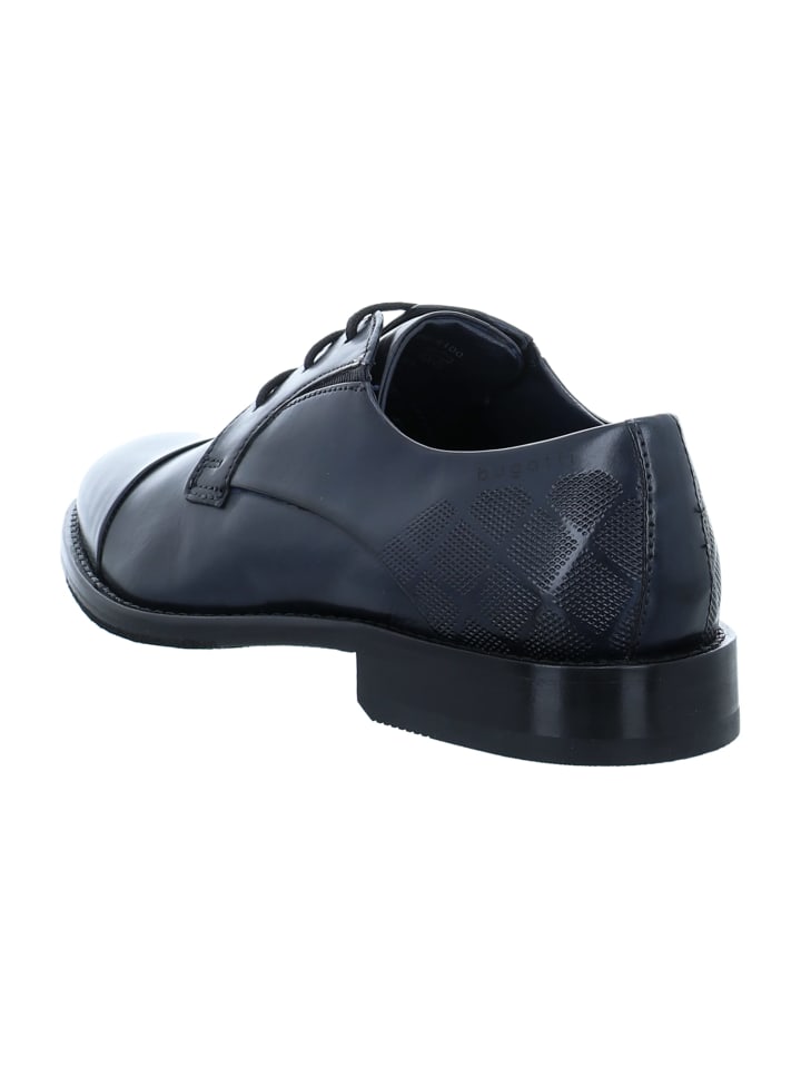 Bugatti Деловые туфли на шнуровке синего цвета — фото 3