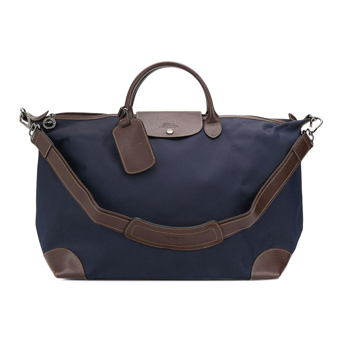 

LONGCHAMP Портативная сумка для пельменей Boxford Fabric с короткой ручкой большая унисекс синяя