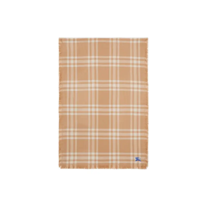 

Burberry Шарф с реверсивным клетчатым узором, Brown