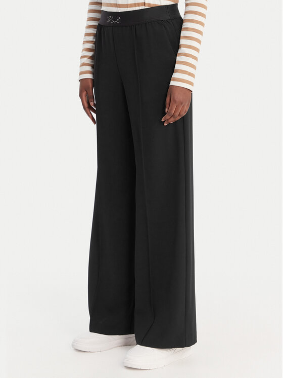 

Брюки relaxed fit B1W10014 Karl Lagerfeld, черный