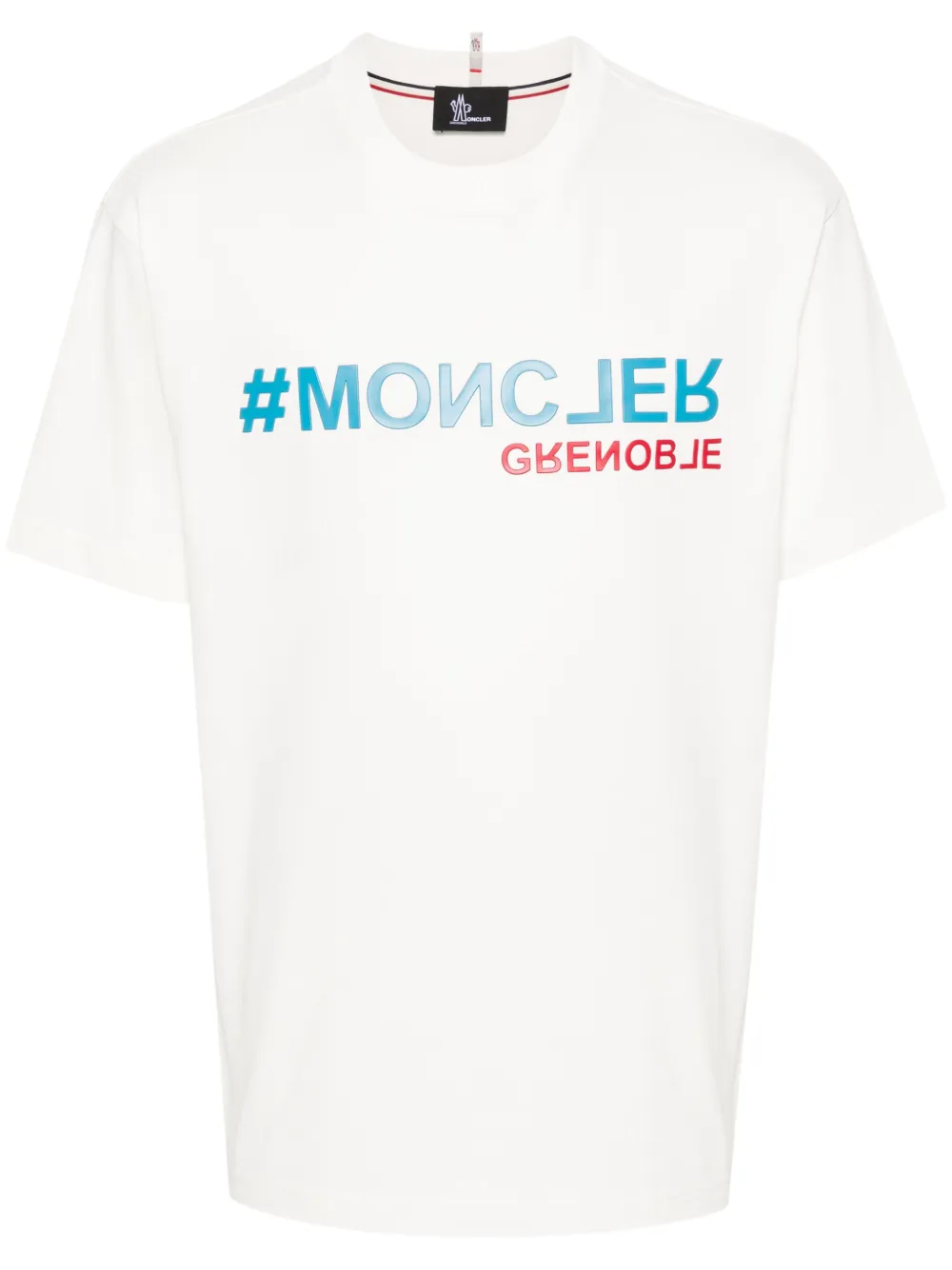

Футболка с логотипом Moncler Grenoble, белый