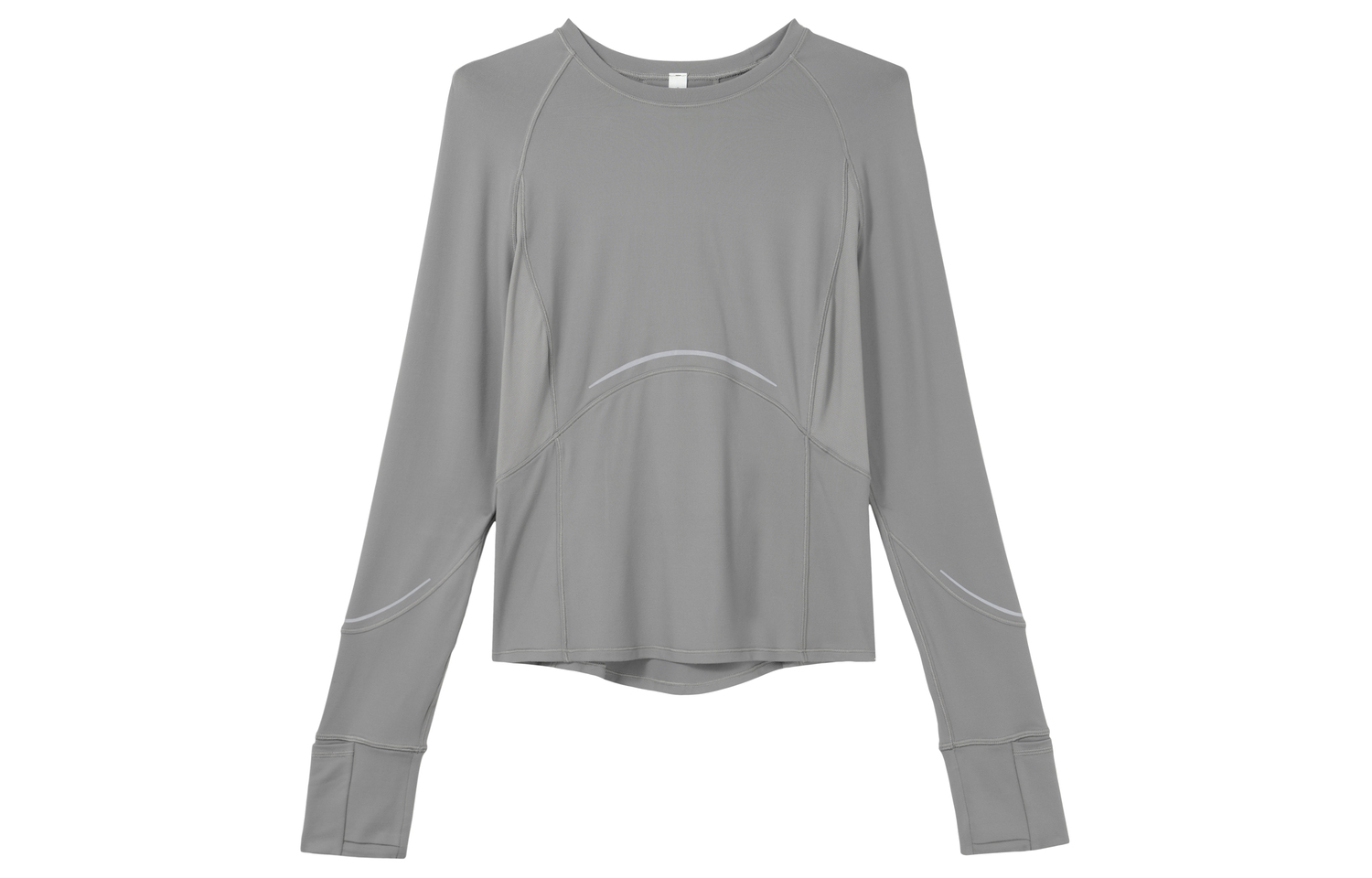 

Женская футболка с рукавами реглан Lululemon, серый