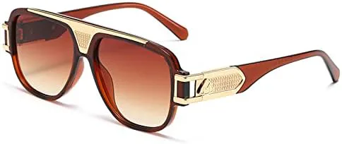 

Винтажные солнцезащитные очки 2027 года для женщин, модные мужские классические ретро-очки, большие очки в оправе, защита от УФ-излучения UV400 MTZJH, C3