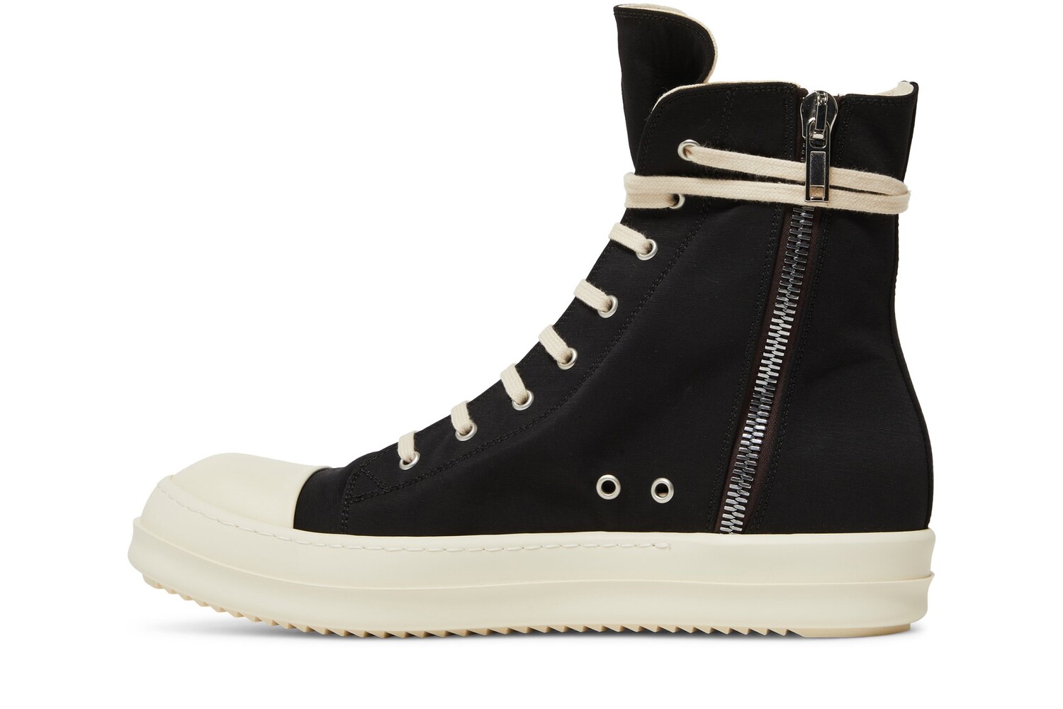 Высокие кроссовки Rick Owens DRKSHDW Fogachine Cotton Nylon High, черный — фото 3
