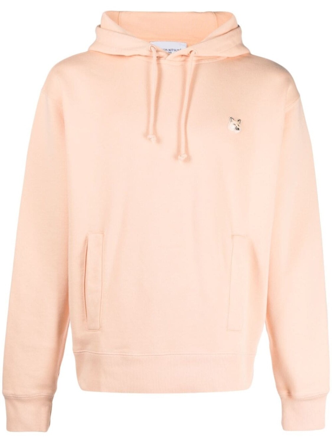 

Maison Kitsuné худи с нашивкой, оранжевый