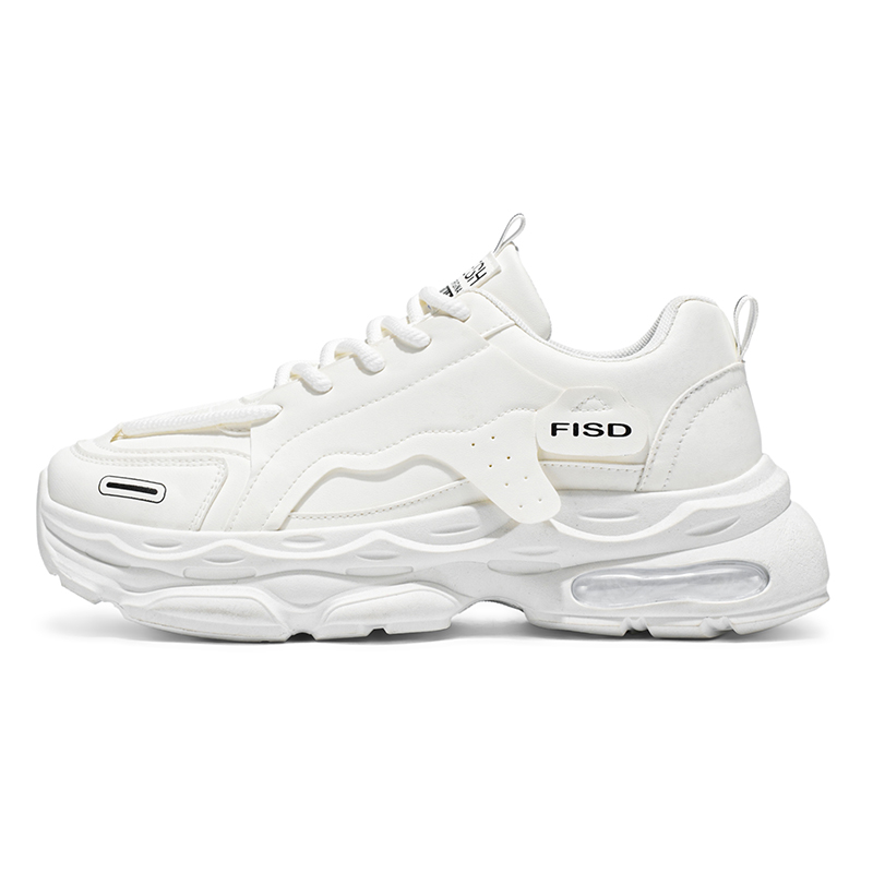 

Износостойкие массивные низкие кроссовки мужские ZULISHI, белый